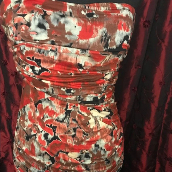 Ark & Co Multicolor Strapless Wiggle Dress, Size S - Picture 6 of 7